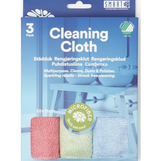 Smart Microfiber Städduk 3 st