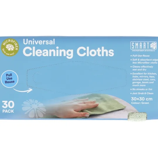 Smart Microfiber Universal Cleaning Cloth 30 st