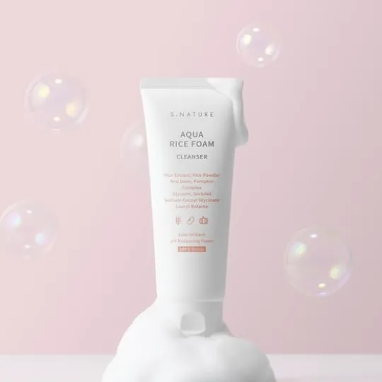 S.NATURE Aqua Rice Foam Cleanser 160 ml