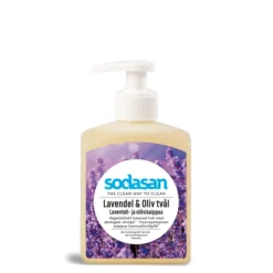 Sodasan Lavendel & Oliv Tvål Med Ekologisk Olivolja 300 ml