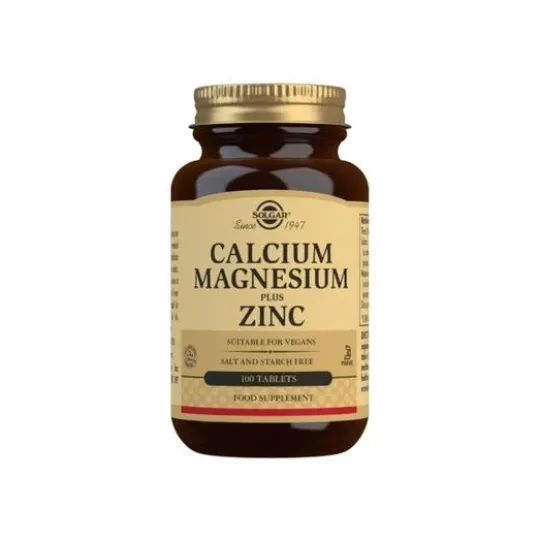 Solgar Calcium Magnesium Zinc 100 tabletter
