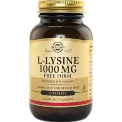 Solgar L-Lysine 1000 mg 100 tabletter