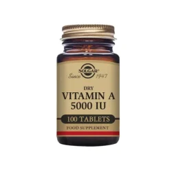 Solgar Vitamin A 5000 IU Dry 100 tabletter