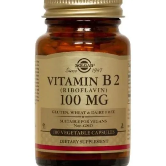 Solgar Vitamin B2 100 mg 100 kapslar