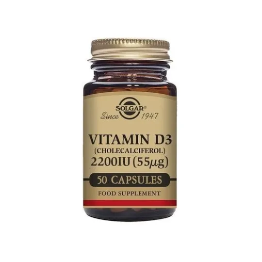 Solgar Vitamin D3 2200IE 50 kapslar