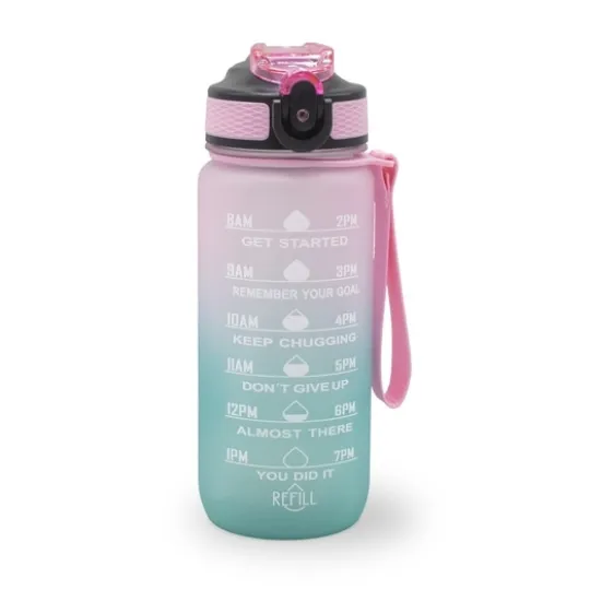 Sthlm Hydra Bottle Shiny Light Pink/Shiny Turqoise 700 ml