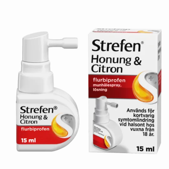 Strefen Honung & Citron 16,2 mg/ml 15 milliliter Munhålespray, lösning