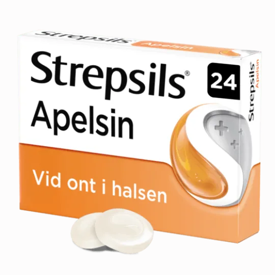 Strepsils Apelsin Sugtabletter 24 st