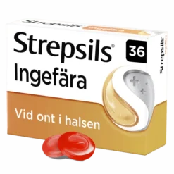 Strepsils Ingefära Sugtabletter 36 st