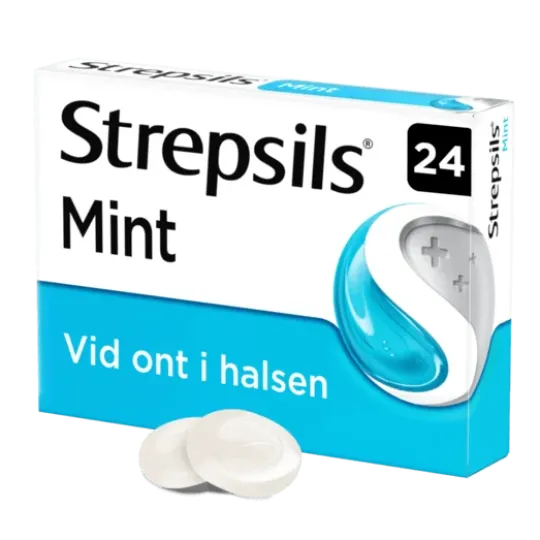 Strepsils Mint Sugtabletter 24 st