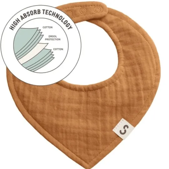 STUCKIES High Absorbency Bib Mustard