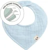 STUCKIES High Absorbency Bib Baby Blue