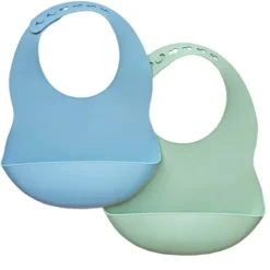 Summerville Haklapp silikon Blå Grön 2-pack