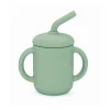 Summerville Mugg med Sugrör Silikon Cameo Green