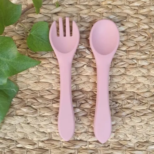 Summerville Sked och Gaffel Silikon Dusty Rose