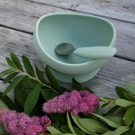 Summerville Skål Silikon Cameo Green
