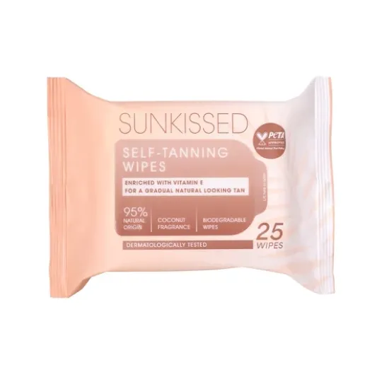 Sunkissed Self-Tanning Wipes 25 st