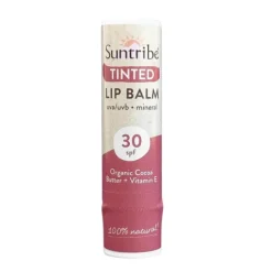 Suntribe Läppbalsam med Naturliga Mineraler SPF30 Tinted