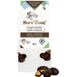 Sure Taste Drage Mandel Mörk Choklad 85 g