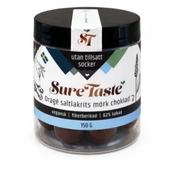 Sure Taste Saltlakrits Mörk Choklad 150 g