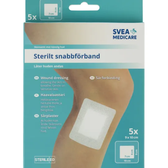 Svea Medicare Sterilt Förband 9 x 10 cm 5 st