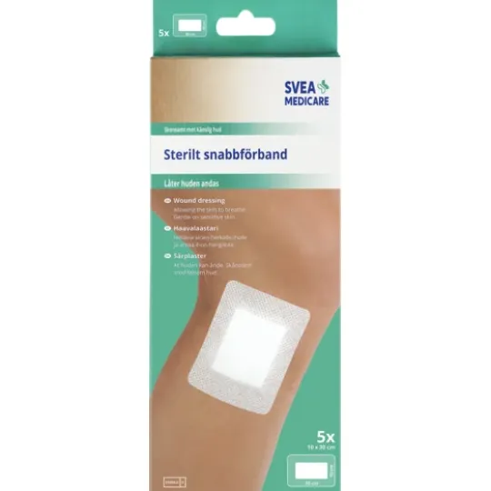 Svea Medicare Sterilt Förband 10 x 30 cm 5 st