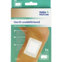 Svea Medicare Sterilt Förband 7 x 9 cm 5 st