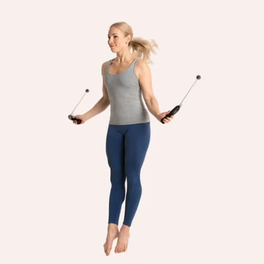 Swedish Posture Jump Replöst Digitalt Hopprep