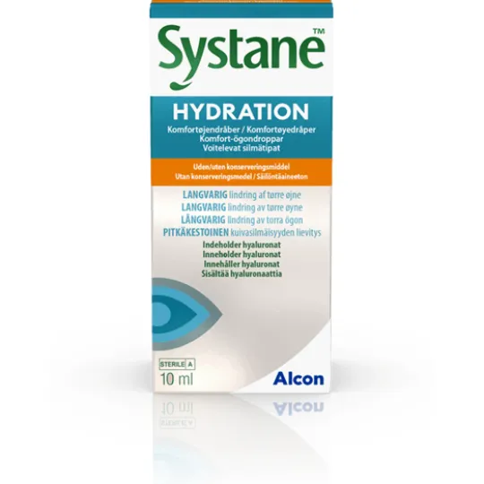 Systane Hydration Ögondroppar utan konserveringsmedel 10 ml