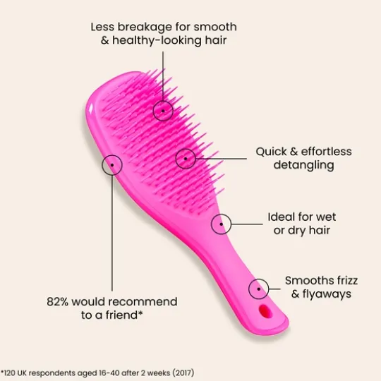 Tangle Teezer Mini Ultimate Detangler Runway Pink