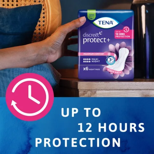 TENA Discreet Protect+ Maxi Night 6 st
