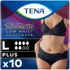 TENA Silhouette Plus Black Low Waist L 10 st