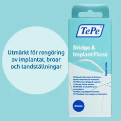 TePe Bridge & Implant Floss 30 st