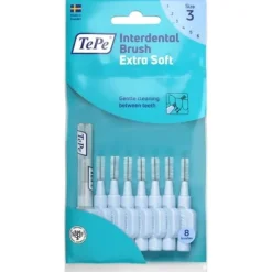 TePe Mellanrumsborste Extra Soft 0,6 mm Blå 8 st