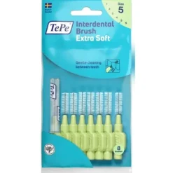 TePe Mellanrumsborste Extra Soft 0,8 mm Grön 8 st
