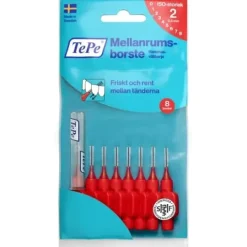 TePe Mellanrumsborste Original 0,5 mm Röd 8 st