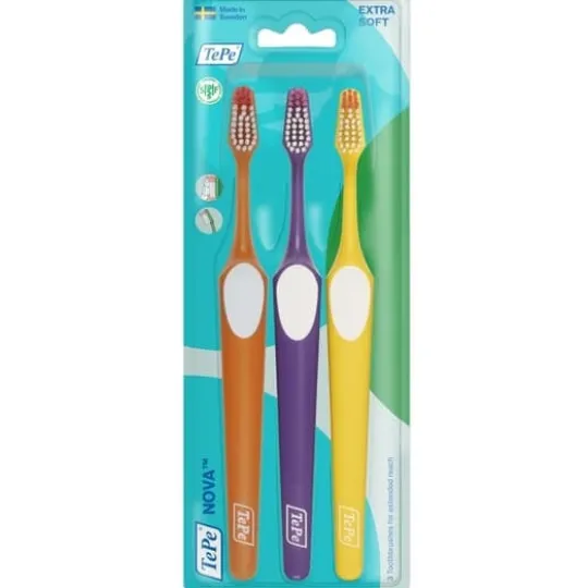 TePe Nova Extra Soft Tandborste 3-pack