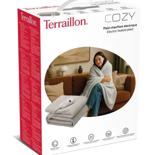 Terraillon Värmefilt Cozy Light Grey 160 x 120 cm