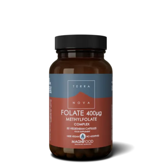 Terranova Folate Methylfolate 400 mg Complex 50 kapslar