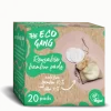 The Eco Gang Återanvändbara Bamburondeller 20-pack