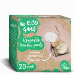 The Eco Gang Återanvändbara Bamburondeller 20-pack