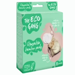 The Eco Gang Återanvändbara Bamburondeller 8-pack