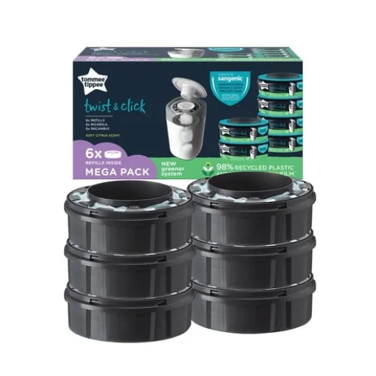 Tommee Tippee Sangenic Twist&Click refill 6-pack