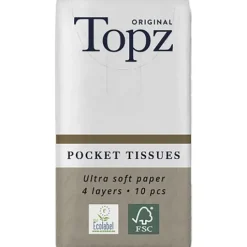 Topz Premium Tissue Näsdukar 10 x 10 st