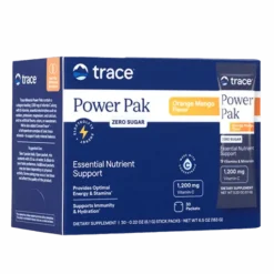 Trace Minerals Electrolyte Stamina Power Pak Sugar Free Keto Friendly Orange/Mango 30 dospåsar