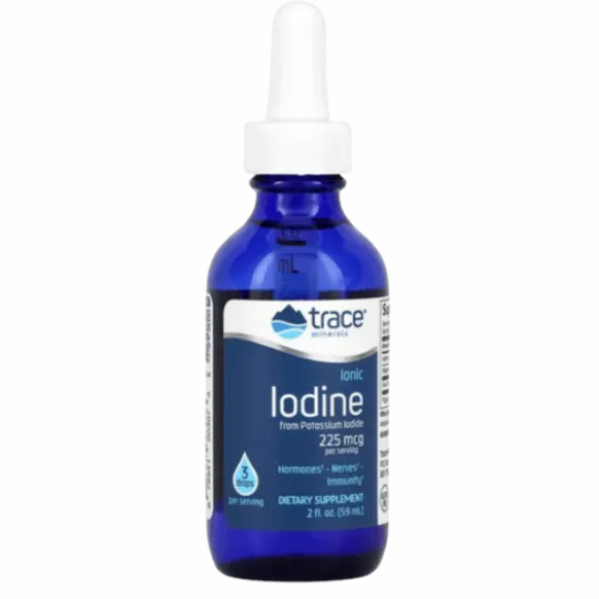 Trace Minerals Liquid Ionic Iodine from Potassium Iodide (225 mcg) 59 ml