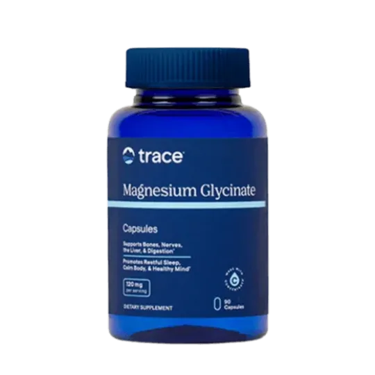 Trace Minerals Magnesium Glycinate 120 mg 90 kapslar