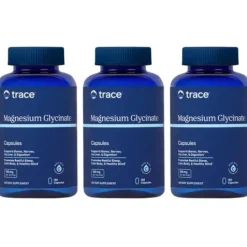 Trace Minerals Magnesium Glycinate 120 mg 90 kapslar 3-pack