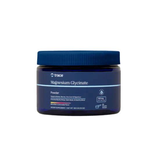 Trace Minerals Magnesium Glycinate Powder Berry Lemonade 180 g