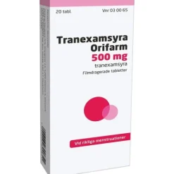 Tranexamsyra Orifarm, filmdragerad tablett 500 mg 20 st